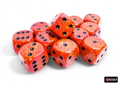 Speckled Fire 16mm d6 Dice Block (12 dice) - CHX25703
